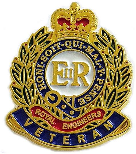 Royal Engineers Veteran Lapel Pin Badge Uk Armed Forces Uk