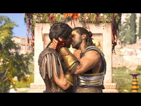 Assassin S Creed Odyssey Alexios Thaletas Gay Kiss Romance