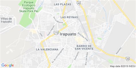Mapa De Irapuato Guanajuato Mapa De Mexico