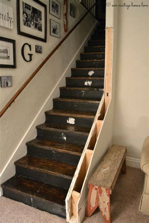 The balustrade of a staircase. our vintage home love | Staircase remodel, Redo stairs ...