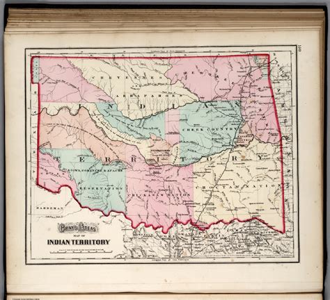 Indian Territory David Rumsey Historical Map Collection