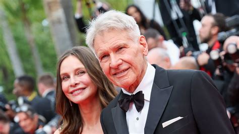 Harrison Ford And Wife Calista Flockhart Share A Sweet Moment Before
