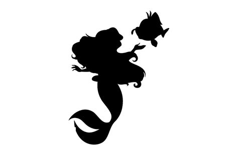 Ariel Silhouette Clipart 10 Free Cliparts Download Images On