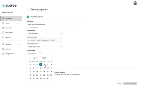 How to approve and schedule a payment