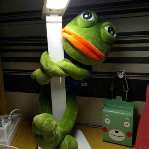 Pepe The Frog Sad Frog Plush 4chan Kekistan Meme Doll Stuffed Toy