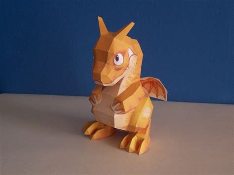 Papercraftspace Pepakura Dragon
