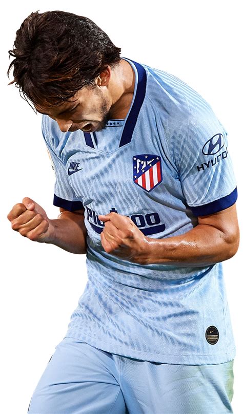 João félix celebrates scoring vs granada cf — september 27, 2020. Joao Felix football render - 58063 - FootyRenders