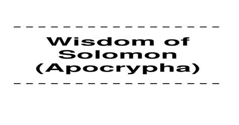 Download Pdf Wisdom Of Solomon Apocrypha Ai