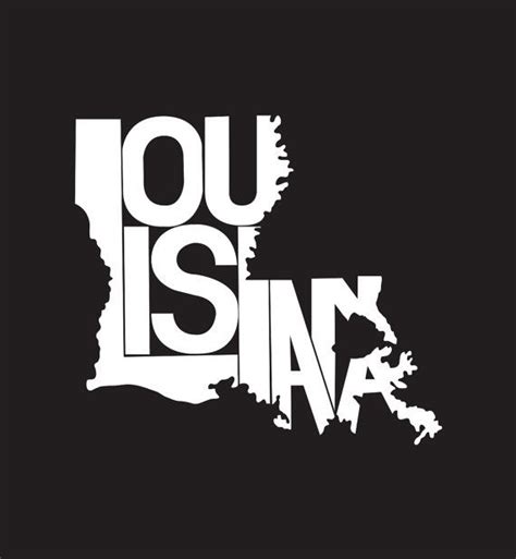 Custom Vinyl Louisiana State Decal Louisiana Art Custom Vinyl