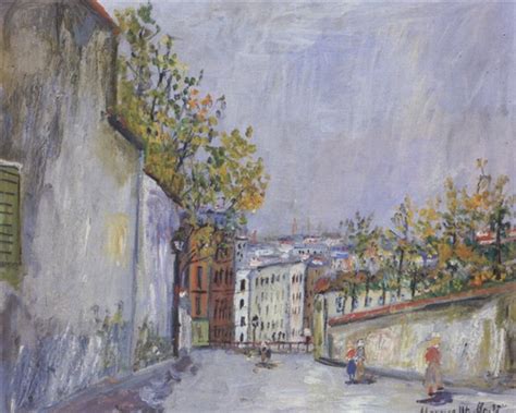 Rue Du Mont Cenis A Montmartre By Maurice Utrillo On Artnet