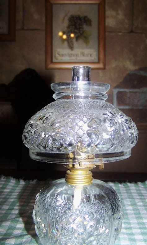 Vintage Glass Oil Lamp 1940s Perfect Vintage By Anitasantiquities