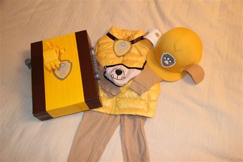 Paw Patrol Rubble Costume Diy Rubble Paw Patrol Costume Paw Patrol