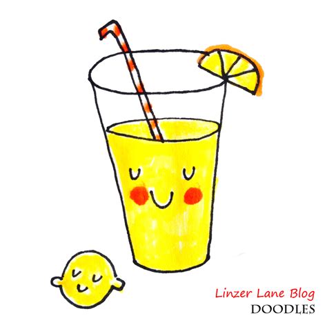 Linzer Lane How To Draw A Cute Lemonade