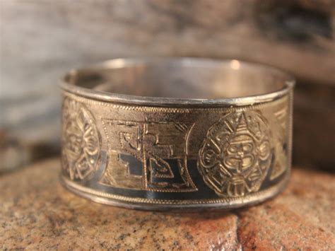 Vintage Sterling Silver Bracelet Mexico Heavy Grams Etsy