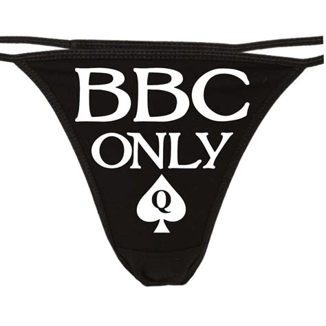 Buy Knaughty Knickers Bbc Only Queen Of Spades Thong Panties Big Black Cock Only For Qofs