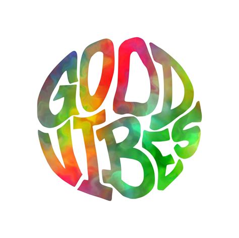 Good Vibes Svg Png Dxf Eps Digital Download Etsy