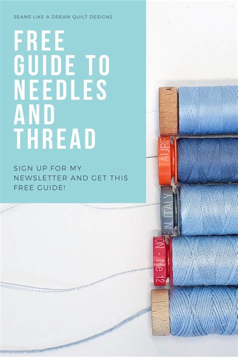 Types of Sewing Machine Needles | Seams Like A Dream Quilt Designs