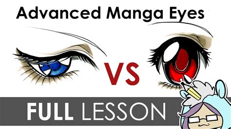 How To Draw Manga Eyes Serious Vs Innocent Youtube
