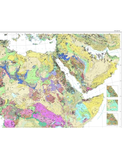 Carte Métallogénique Internationale De Lafrique Ccgm