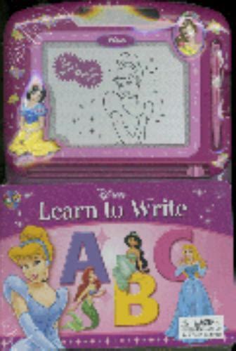 Disney Princess Ser Learn To Write Abc Childrens Board Books