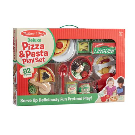 Deluxe Pizza And Pasta Play Set Melissa And Doug