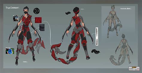 Ninja Character Designs And Concept Artwork