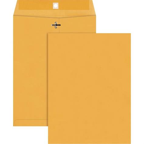 Quality Park 9 X 12 High Bulk Clasp Envelopes With Deeply Gummed Flaps