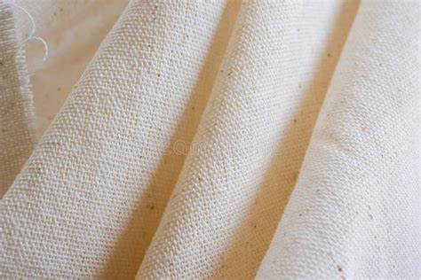 White Calico Fabric Cloth Background Texture Stock Photo Image Of