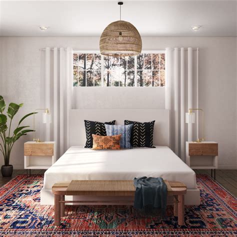 Bohemian color schemes are pretty diverse. Bohemian Bedroom Interior Design | Interior design bedroom ...