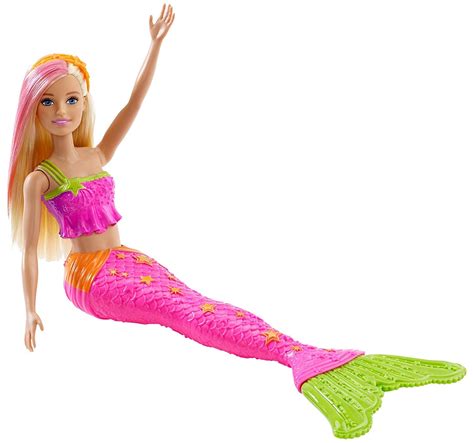 Mattel Barbie Mermaid With Dolphin Doll And Accessories Mt