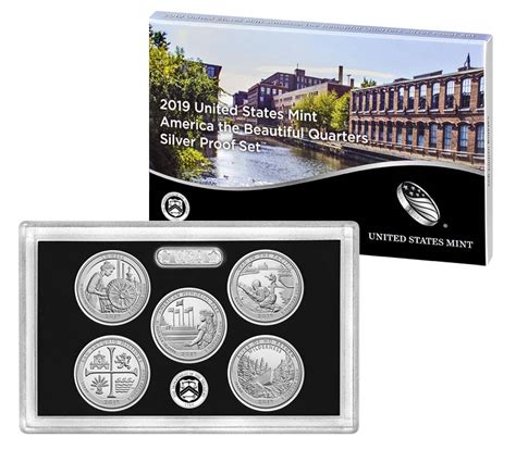 2019 United States Mint America The Beautiful Quarters Silver Proof Set