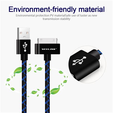 Rarely needed, but sometimes a simple reboot can resolve a software issue that basically refuses to acknowledge the device is charging. VOXLINK For iphone 4 USB Charger Cable 30 pin Braided Nylon Premium USB Data Sync Charging Cable ...