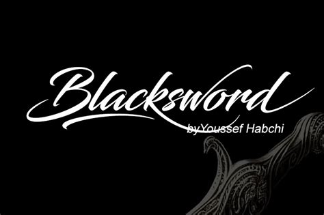 Blacksword Font Free Fonts