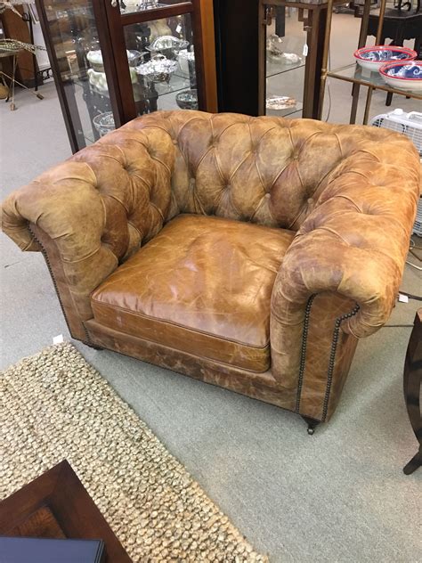 Whether mismatched or uniform, your dining room chairs set the tone for your entire dining space. NEW Distressed Leather Chair. Chesterfield Style. Hand ...