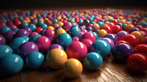 Colorful Spheres In A 3d Render Background 3d Sphere 3d Ball 3d