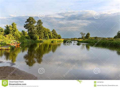 Landscape Of Valley And River Royalty Free Stock Photo Cartoondealer