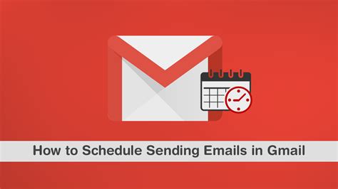 How To Schedule Sending Emails In Gmail Email Scheduling Sending