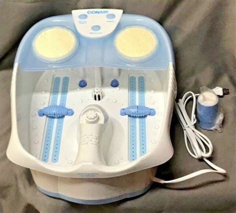 conair waterfall foot spa with lights bubbles and heat for sale online ebay