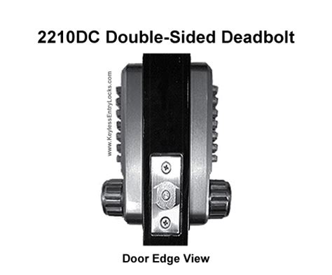 Lockey 2210dc Double Sided Deadbolt Lock Lockey 2210dc Double Sided