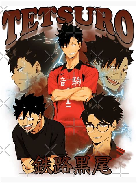 Poster Tetsuro Kuroo Anime Haikyuu Kotaro Bokuto Nekoma High Par Animetwix Redbubble