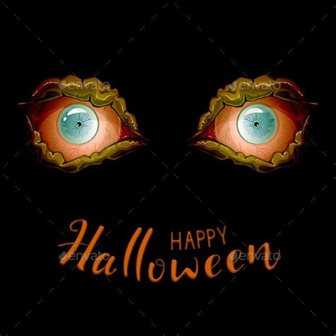 Scary Eyes For Halloween By Losw Graphicriver