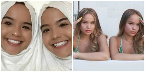 8 Transformations Of The Connell Twins Formerly Wearing Hijab Now Flaunting Their Bodies