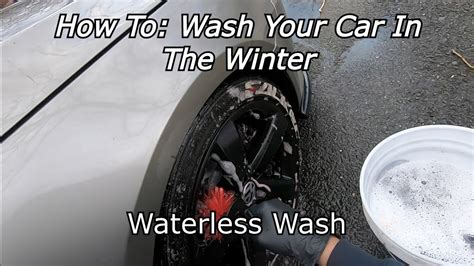 How To Wash Your Car In The Winter Waterless Wash Youtube