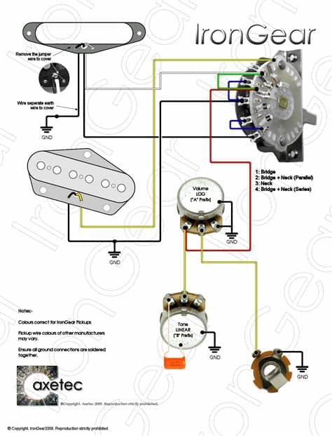 By don vandervort, hometips © 1997 to 2020. Guitar Parts from Axetec - 3 & 4 Position Lever Switches