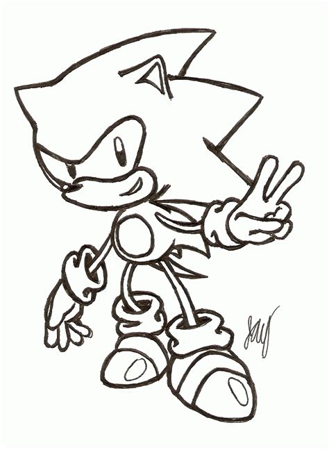 You may use these image for backgrounds on computer system with high quality resolution. Classic Sonic Coloring Pages - Coloring Home