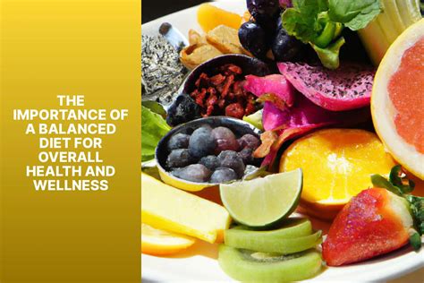 The Key To Optimal Health Importance Of A Balanced Diet