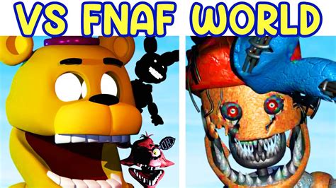 Friday Night Funkin Fnf World Fnaf World Full Game All Secret