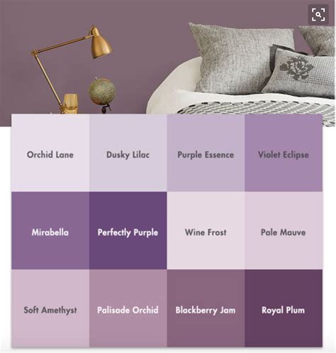 Purple Paint Colors For Bedroom Walls Erofound