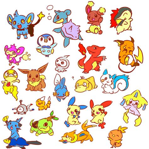 Cute Pokemon Drawings At Explore Collection Of