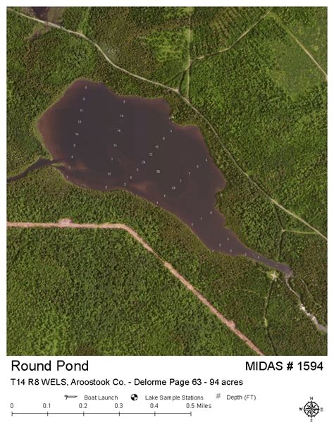 Lakes Of Maine Lake Overview Round Pond T14 R8 Wels Aroostook Maine